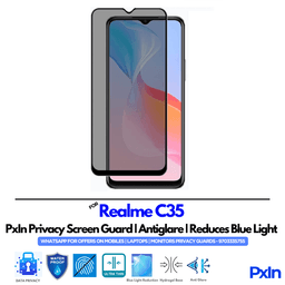 Realme C35 Mobile Privacy Screen