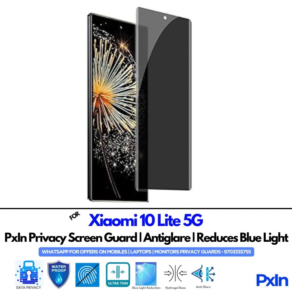 Xiaomi 10 Lite 5G Mobile Privacy Screen
