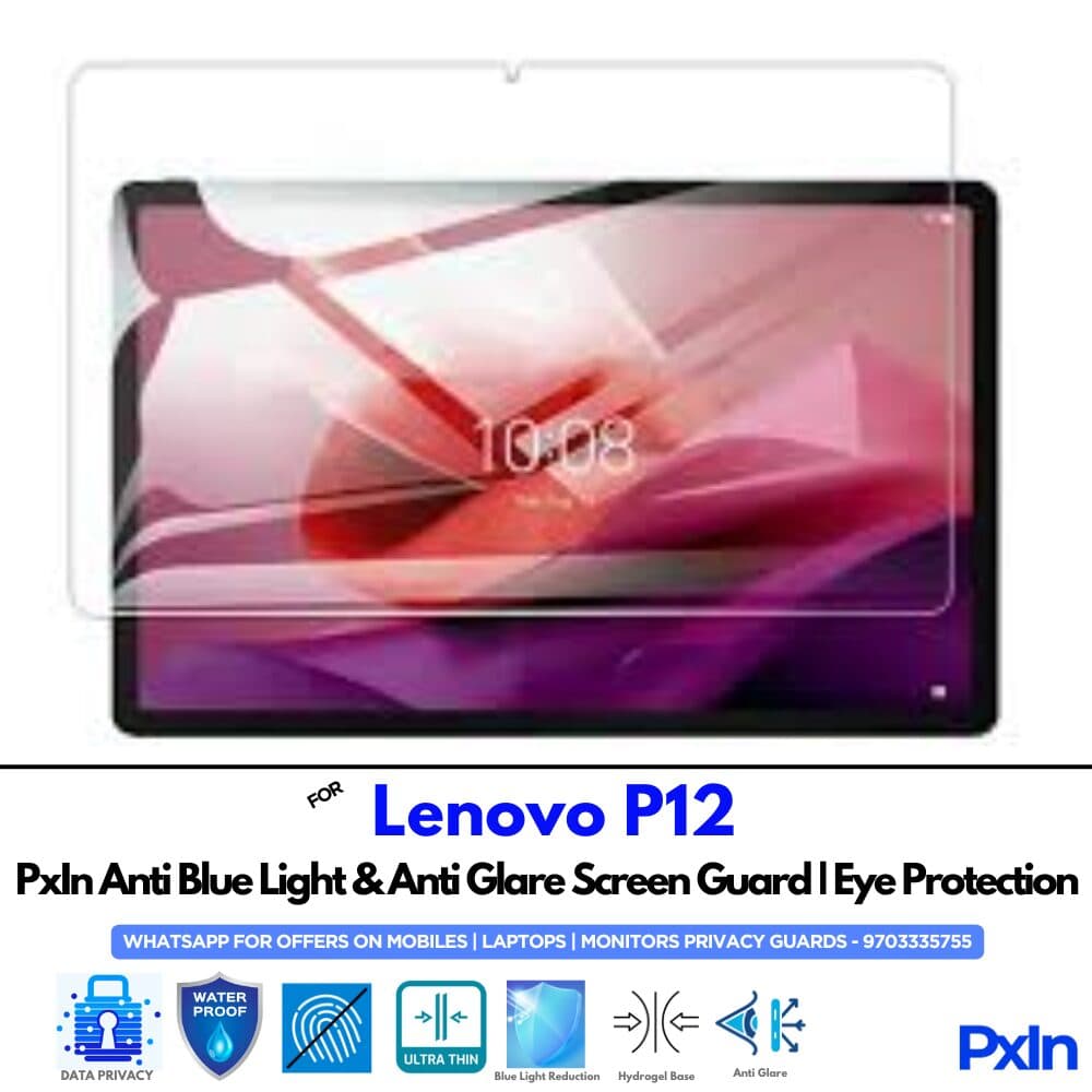 Lenovo P12 Tab Anti Blue light Screen Guard