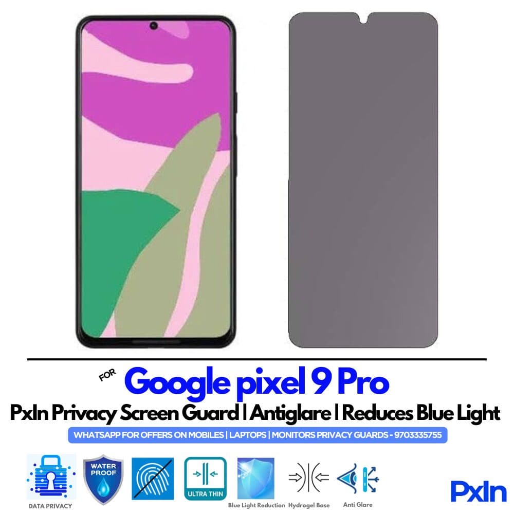 Google Pixel 9 Pro Mobile Privacy Screen
