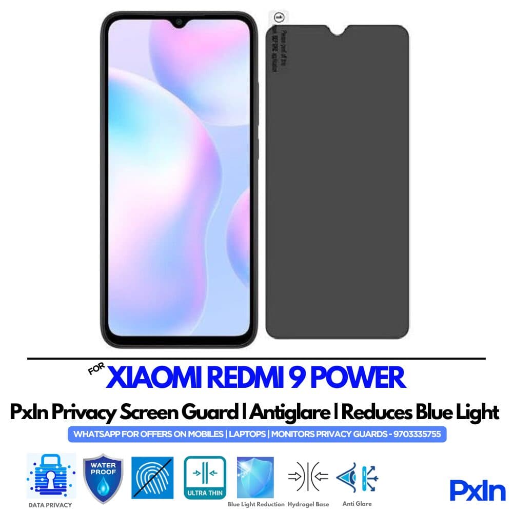XIAOMI REDMI 9 POWER Mobile Privacy Screen Guard