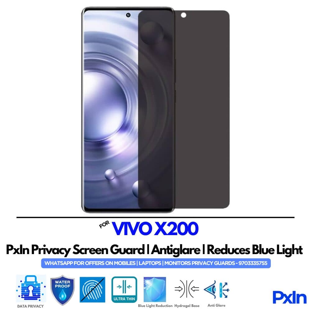 VIVO X200 Mobile Privacy Screen Guard