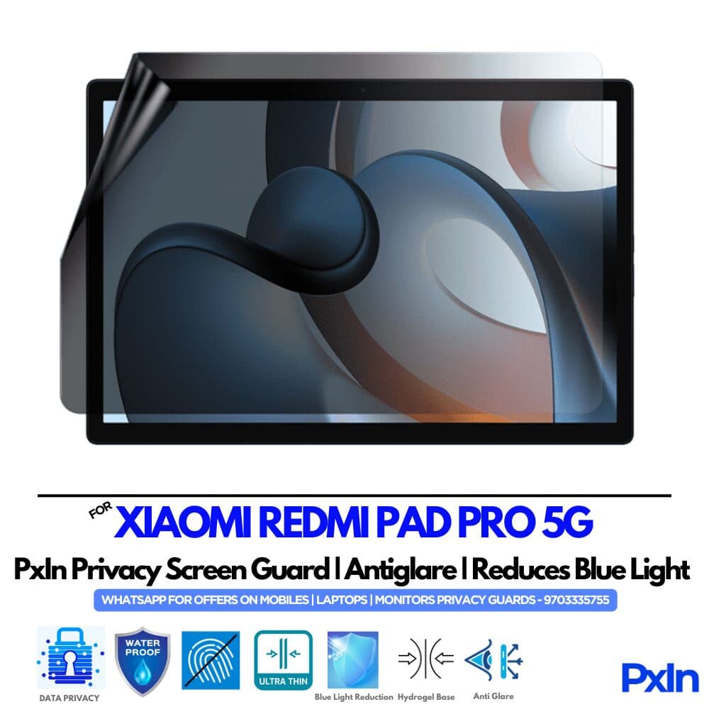 XIAOMI REDMI PAD PRO 5G privacy screen
