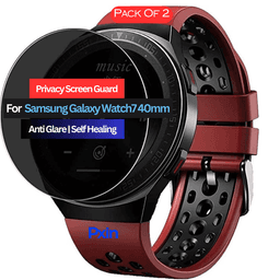 Samsung Galaxy Watch7 40mm Smartwatch Privacy Screen Guard for | Privacy Filter | Anti-Glare, Fingerprint Resistant (Pack of 2)