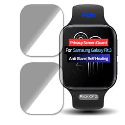 Samsung Galaxy Watch Fit 3 Smartwatch Privacy Screen Guard for | Privacy Filter | Anti-Glare, Fingerprint Resistant (Pack of 2)
