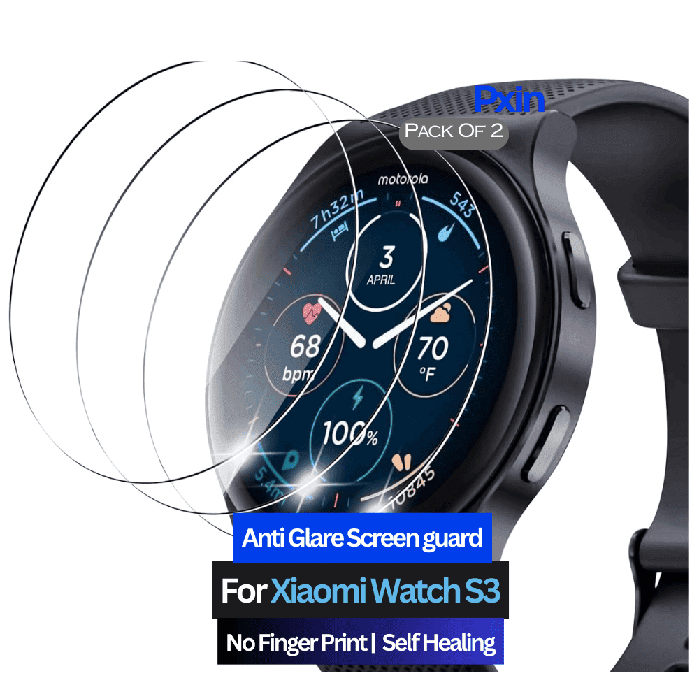 Anti-Glare Screen Guard for Xiaomi Watch S3 Smartwatch
