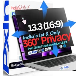 13.3 Inch 16:9 Touch Monitor Privacy Screen