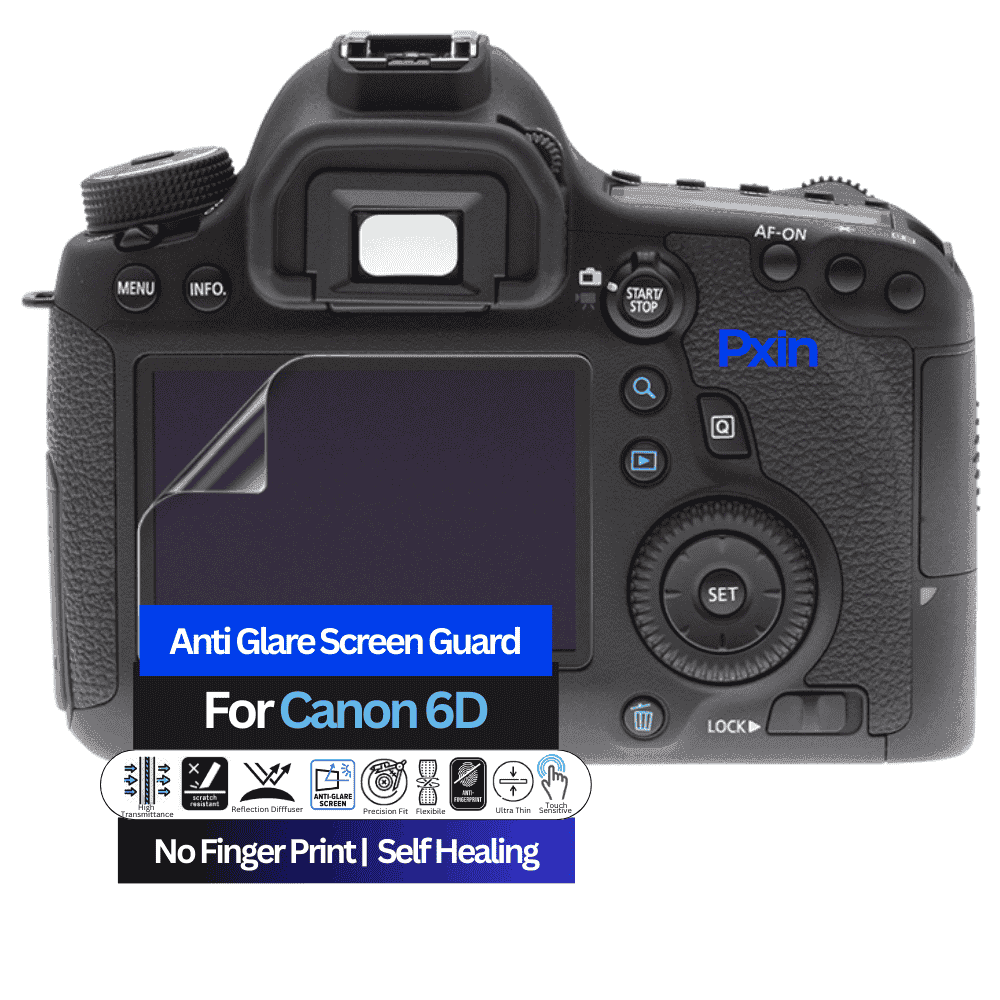 Anti-Glare Screen Guard for Canon 6D Camera