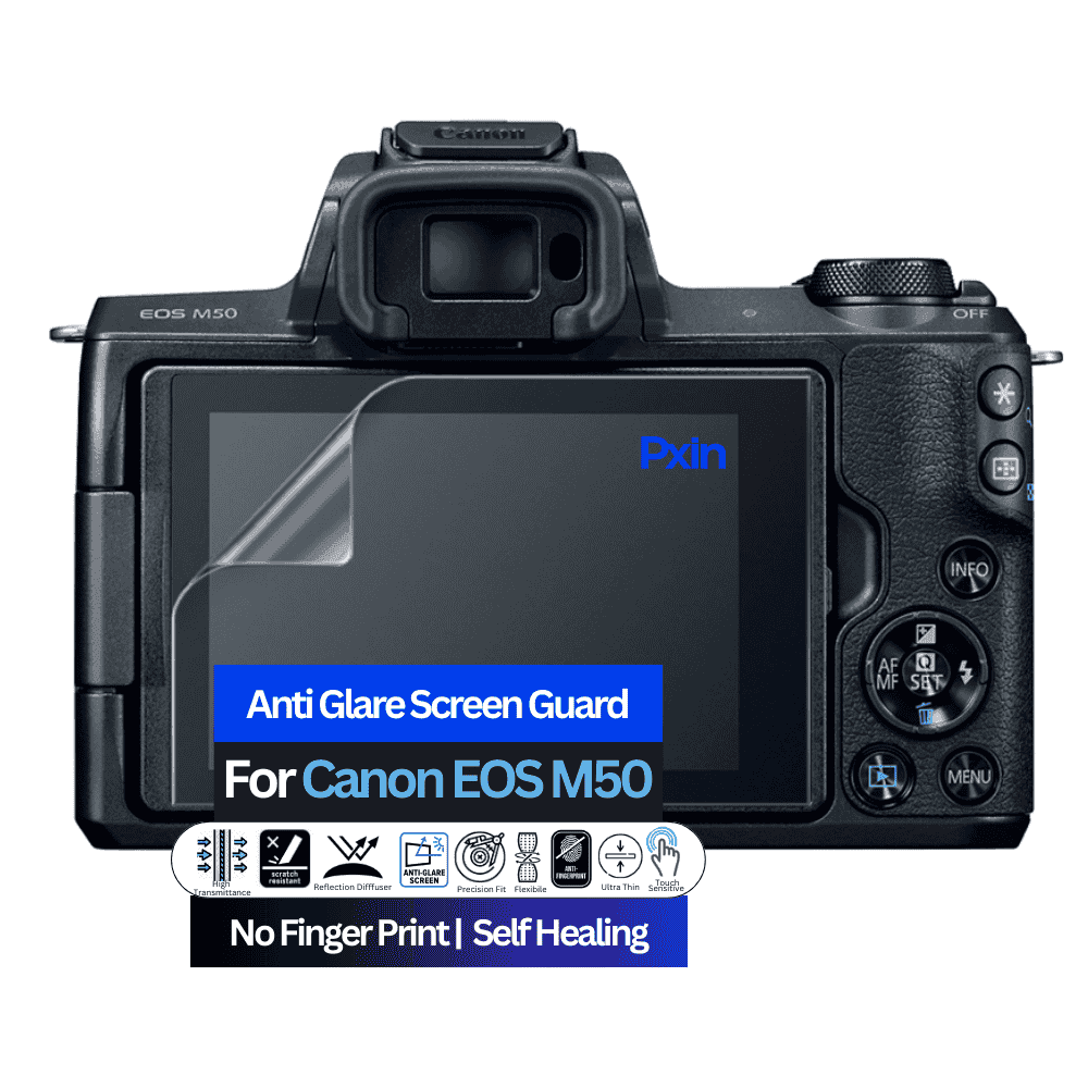 Anti-Glare Screen Guard for Canon EOS M50 Camera