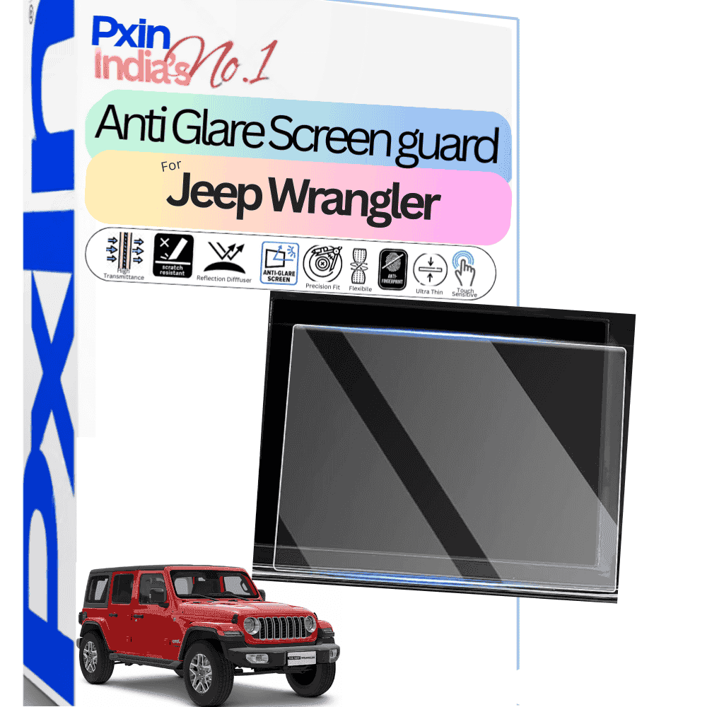 Jeep Wrangler antiglare screen guard