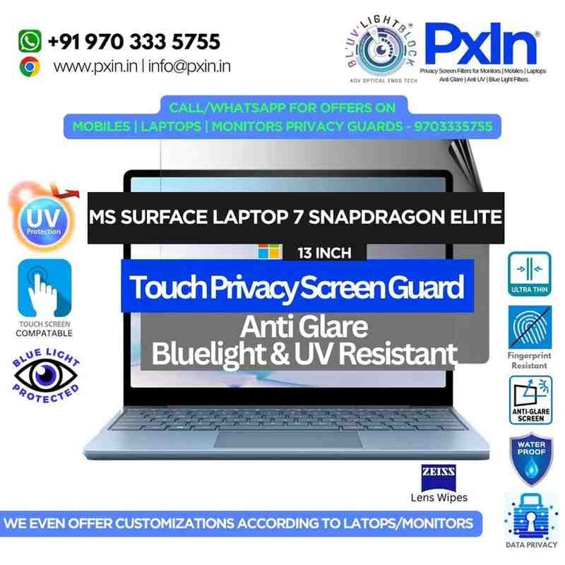 MS Surface Laptop 7 Snapdragon Elite 13 Inch Privacy Screen Protector