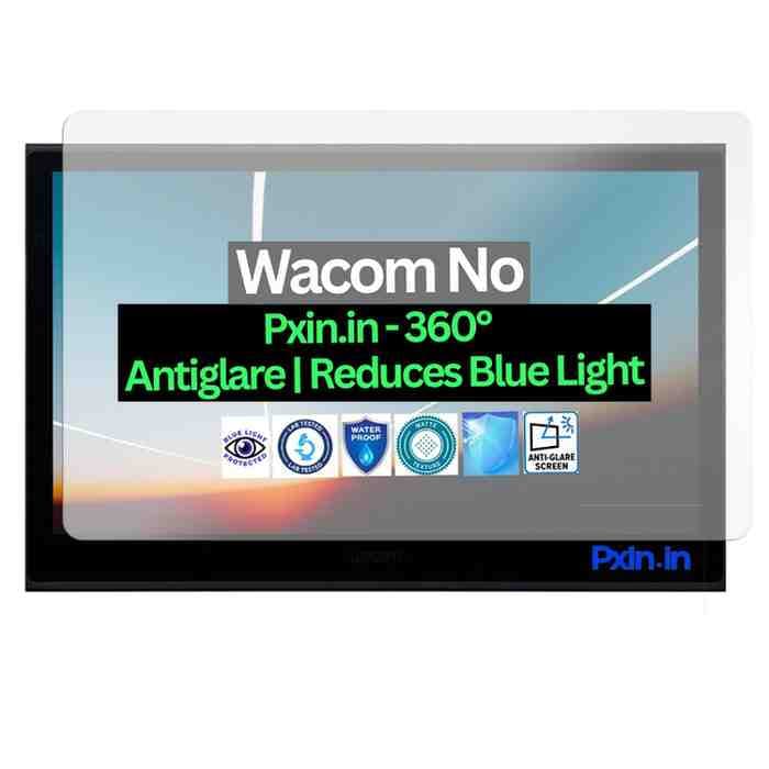 Wacom No Anti Bluelight and Anti Glare Screen