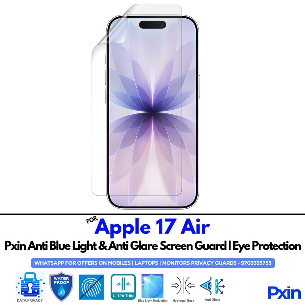 Anti Blue Light and Anti Glare Screen Guard for Apple 17 Air