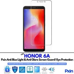 HONOR 6A Mobile Anti Bluelight and Anti glare Screen Guard