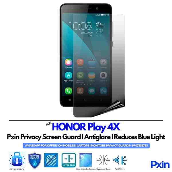 HONOR Play 4X Mobile Privacy Screen Guard