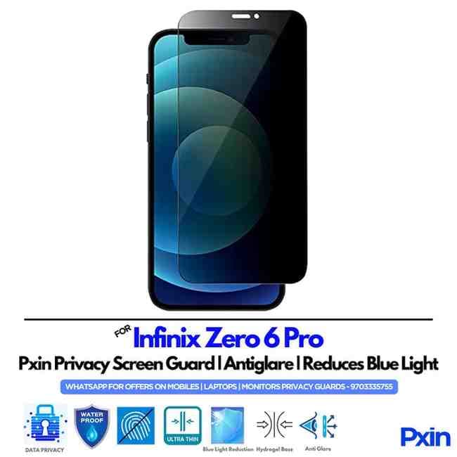 InfinixZero6Pro Mobile Privacy Screen Guard