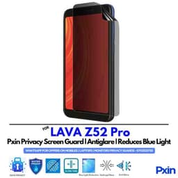 LAVA Z52 Pro Privacy Screen Guard