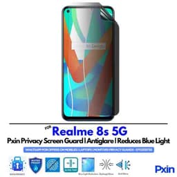 Realme 8s 5G Mobile Privacy Screen Guard
