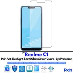 RealmeC1 Mobile Anti Bluelight and Anti glare Screen Guard