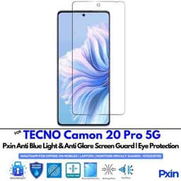 TECNOCamon20Pro5G Mobile Anti Bluelight and Anti glare Screen Guard