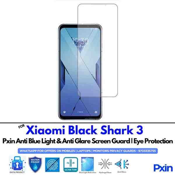 XiaomiBlackShark3 Mobile Anti Bluelight and Anti glare Screen Guard
