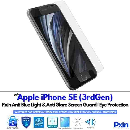 AppleiPhoneSE3rdGen Mobile Anti Blue Light and Anti Glare Screen Guard