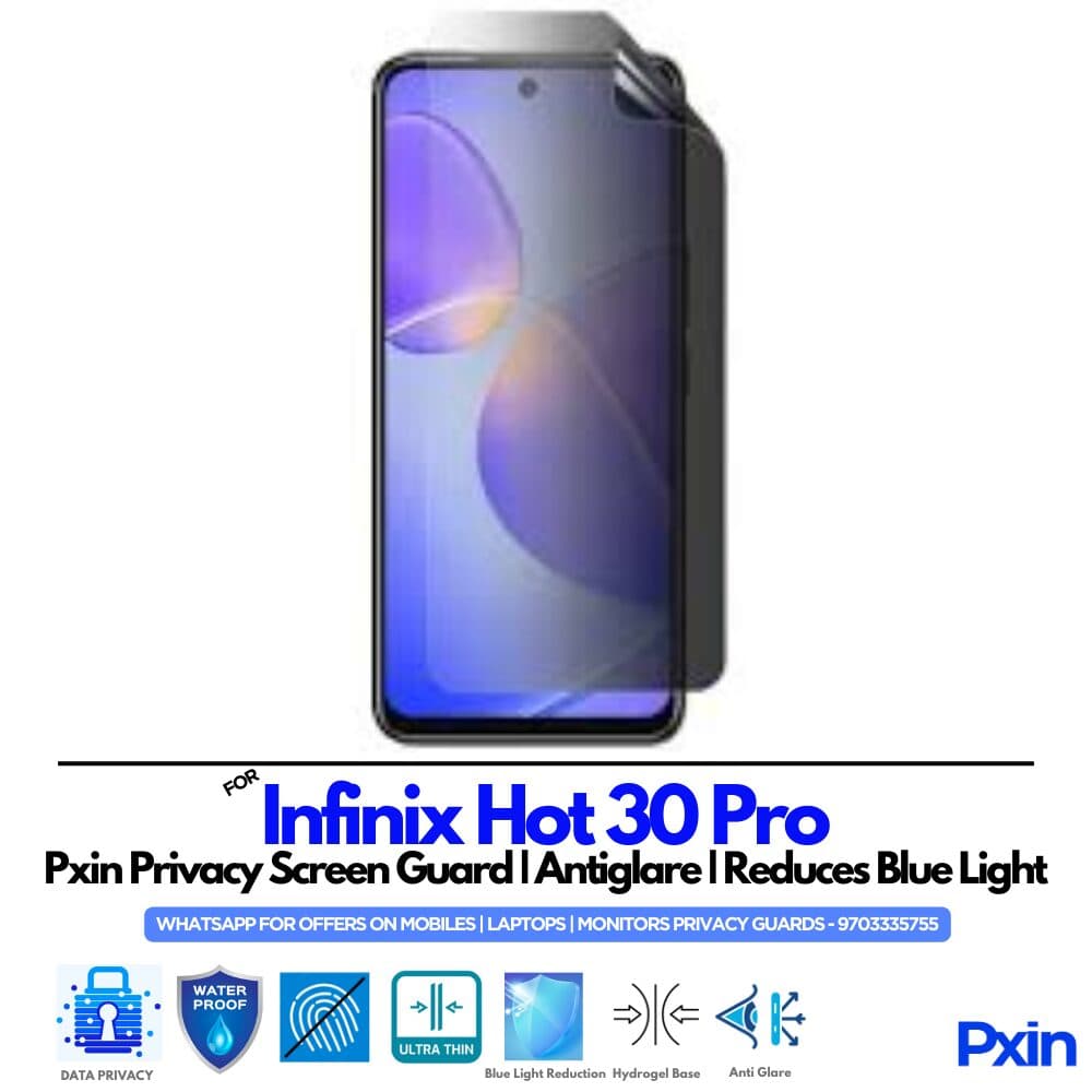 Infinix Hot 30 Pro Privacy Screen Guard
