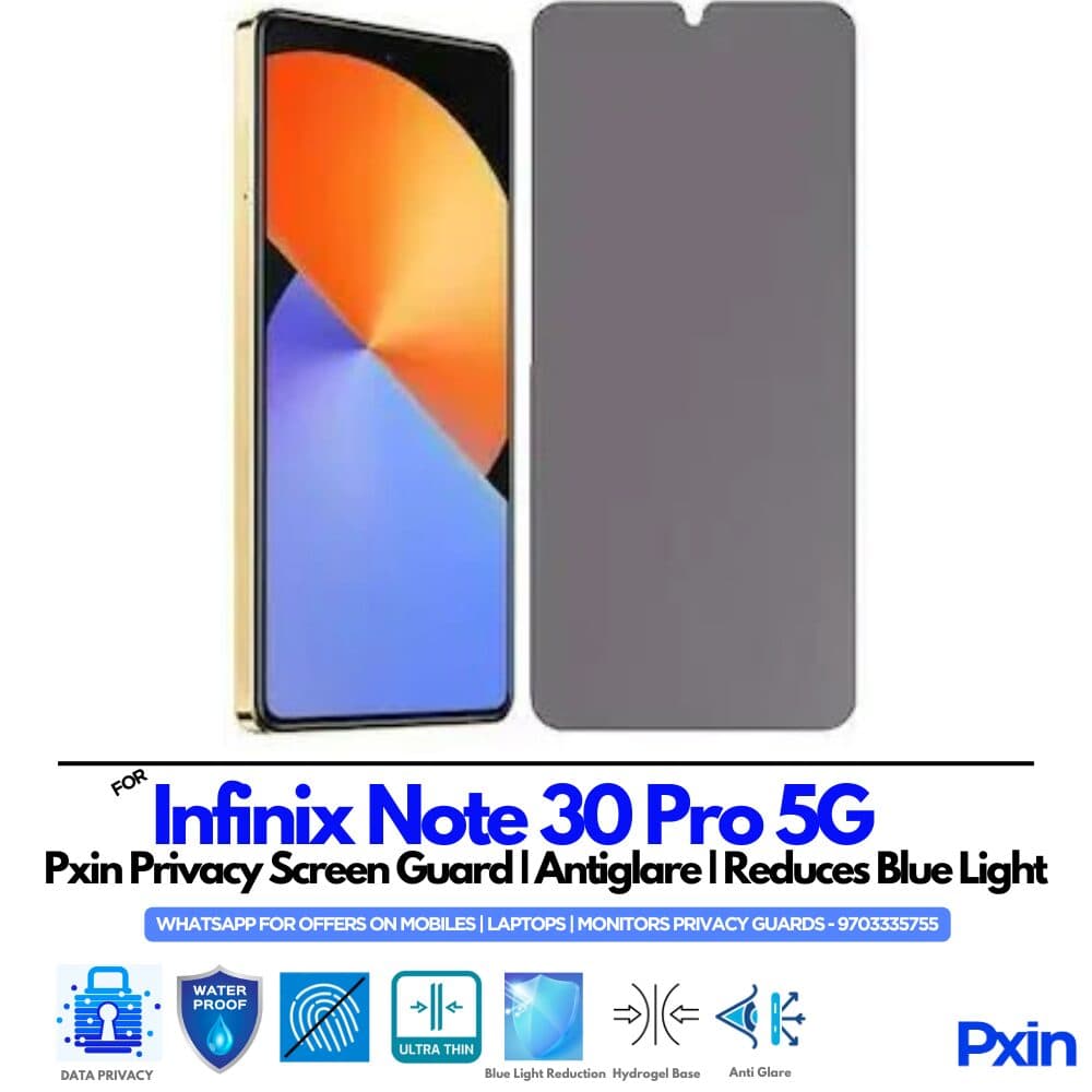 Infinix Note 30 Pro 5G Privacy Screen Guard