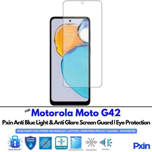 MotorolaMotoG42 Mobile Anti Blue Light and Anti Glare Screen Guard
