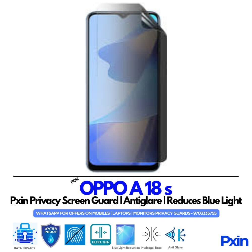 OPPO A 18 s Privacy Screen Guard