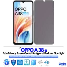 OPPO A 38 e Privacy Screen Guard