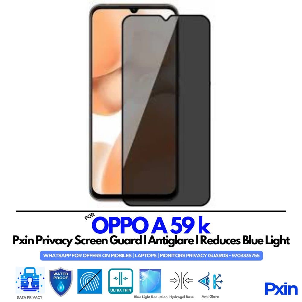 OPPO A 59 k Privacy Screen Guard