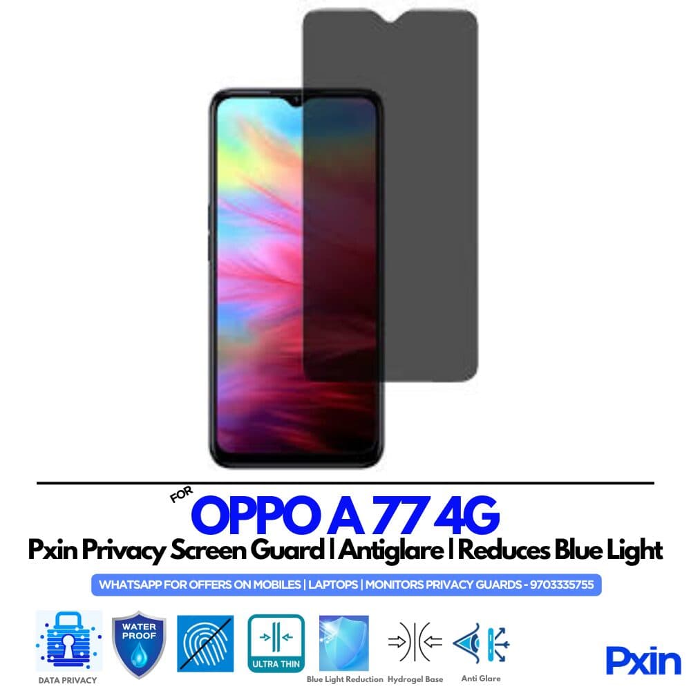 OPPO A 77 4G Privacy Screen Guard