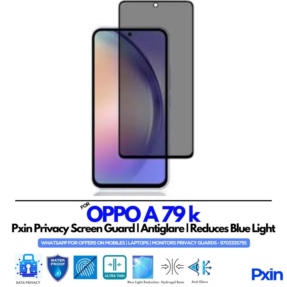 OPPO A 79 k Privacy Screen Guard