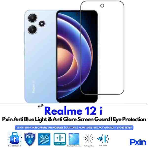 Realme12i Mobile Anti Blue Light and Anti Glare Screen Guard