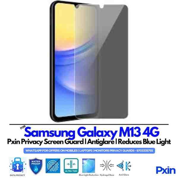 Samsung Galaxy M13 4G Privacy Screen Guard