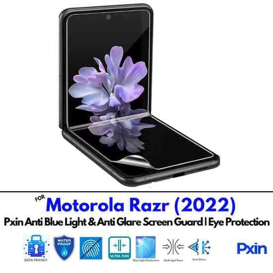Anti Blue Light and Anti Glare Screen Guard for Motorola Razr (2022)