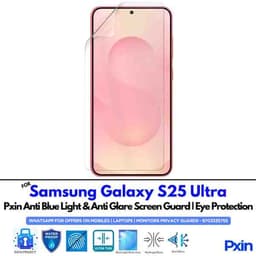 Anti Blue Light and Anti Glare Screen Guard for Samsung Galaxy S25 Ultra