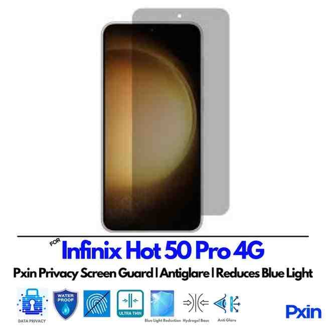 InfinixHot50Pro4G Privacy Screen Guard