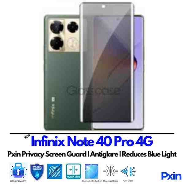 InfinixNote40Pro4G Privacy Screen Guard