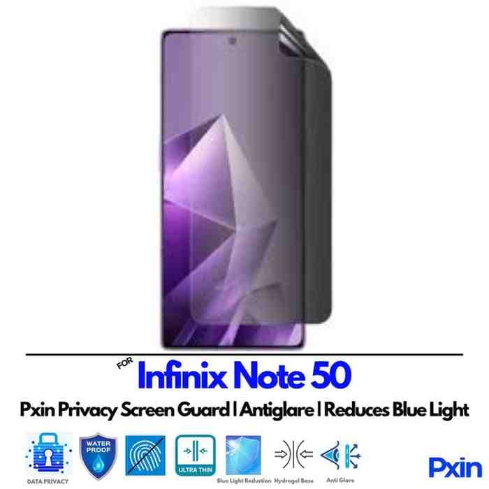 InfinixNote50 Privacy Screen Guard