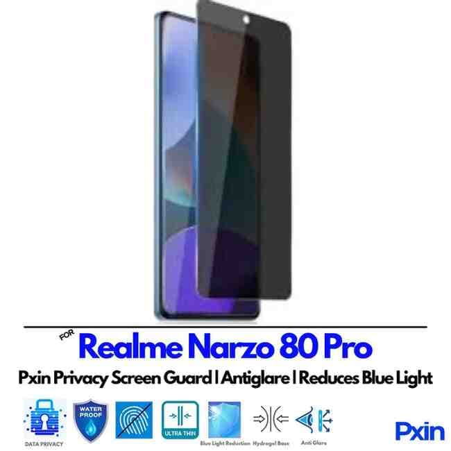 Realme Narzo 80 Pro Privacy Screen Guard