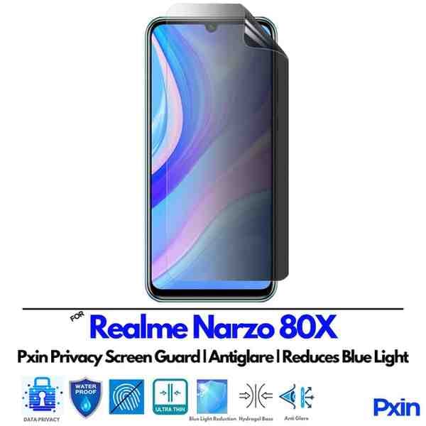 RealmeNarzo80X Privacy Screen Guard