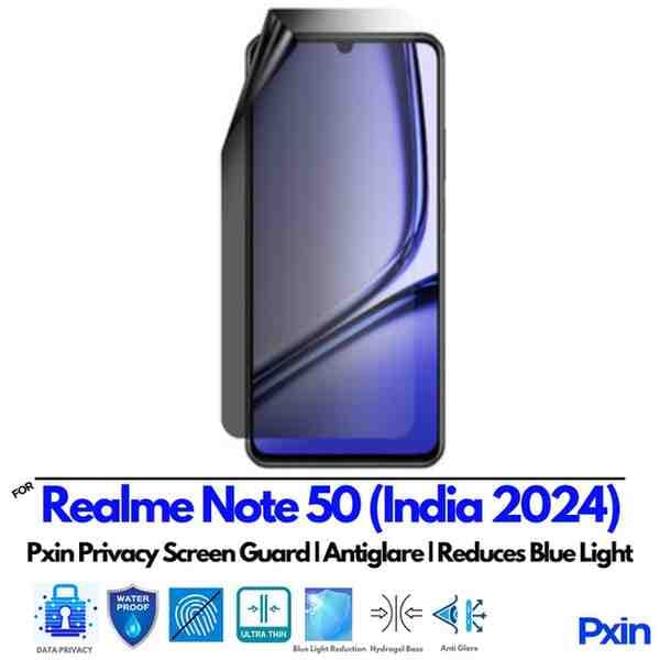RealmeNote50India2024 Privacy Screen Guard