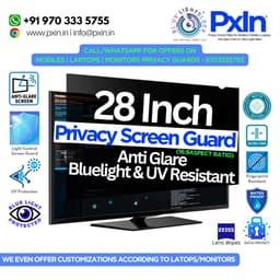 31.5 inch (16:10) Monitor - Pro Privacy Screen Guard | Anti Glare | Anti Blue Light | UV(A/B/C) Block | PXIN - Image 1