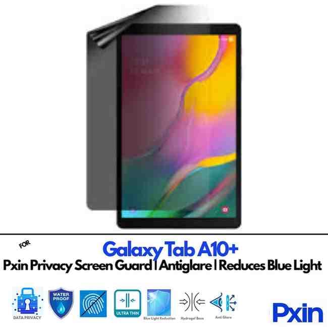 GalaxyTabA10+ Privacy screen gurad