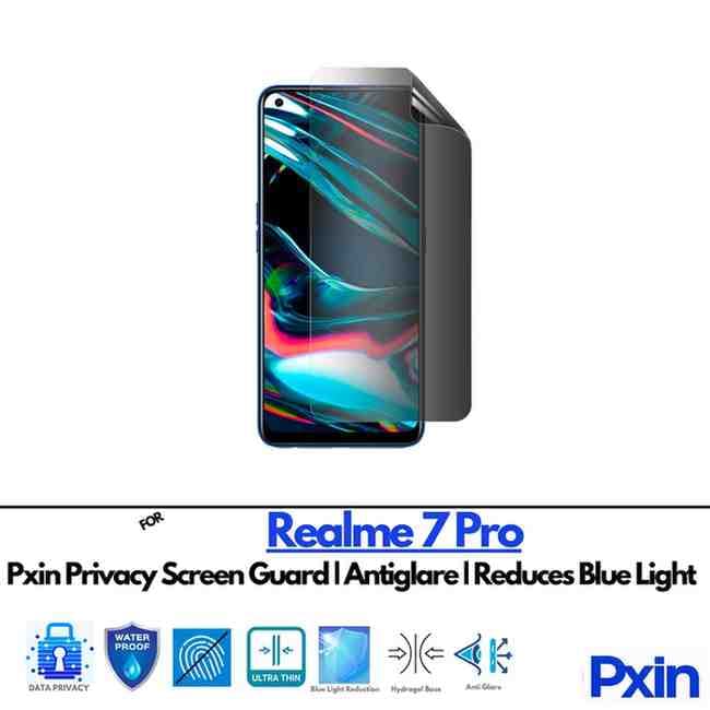 Realme7Pro Privacy screen gurad
