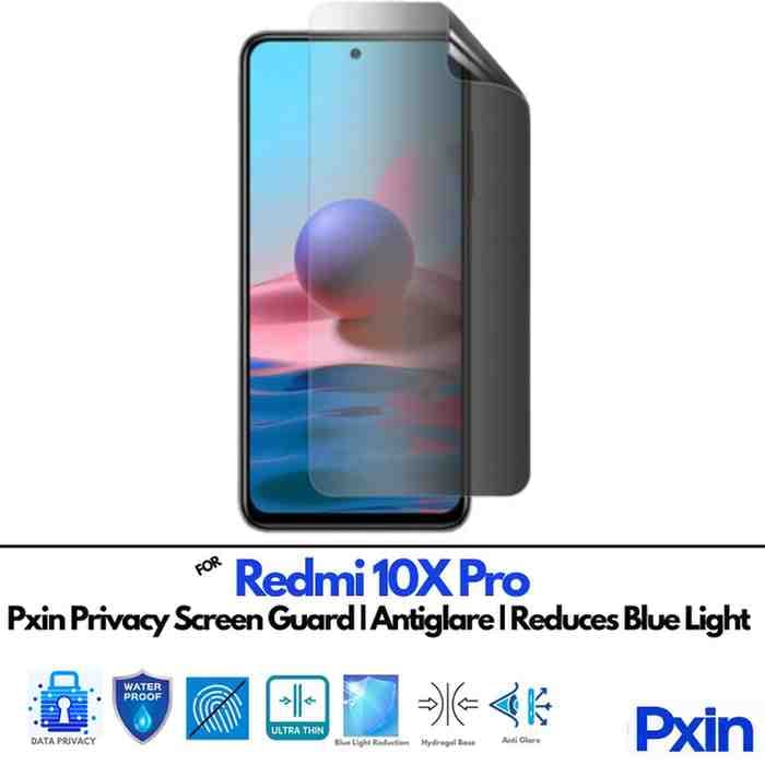 Redmi10XPro Privacy screen gurad