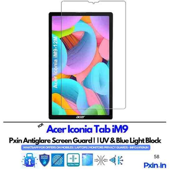 AcerIconiaTabiM9 Anti glare screen guard