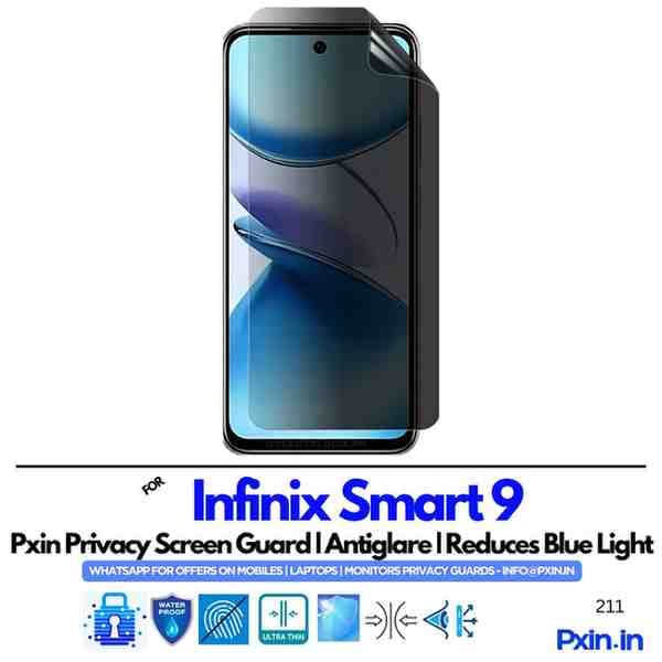 InfinixSmart-9 Privacy screen guard